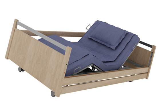 Премиальная комплектация реабилитационной медицинской кровати Reha-Bed Leo (видео)