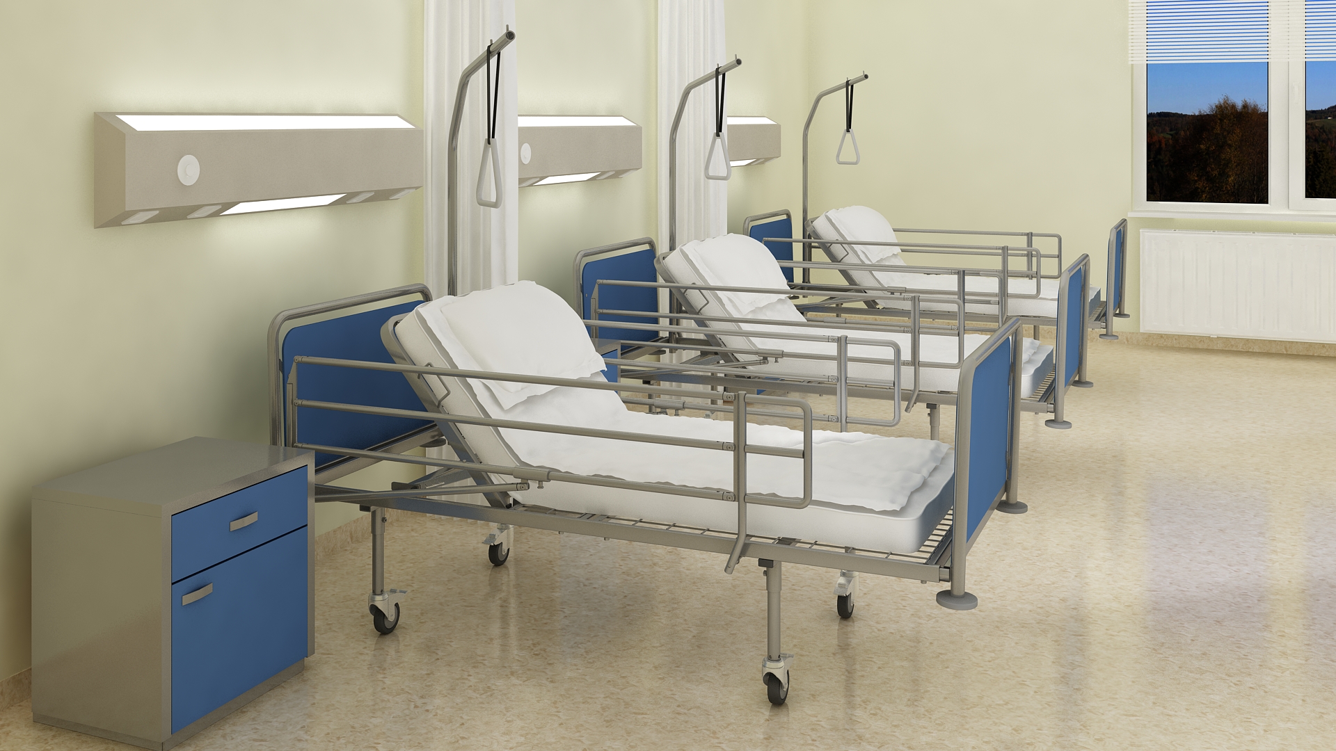 Медичні ліжка з ручним регулюванням - краще рішення для інфекційного відділення